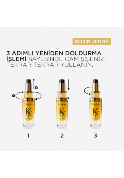 Elixir Ultime Saç Bakım Yağı Refill 75 ml