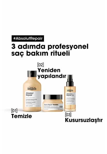 L'oreal Professionnel Serie Expert Absolut Repair Yıpranmış Saçlar Için Onarıcı Şampuan 500ml