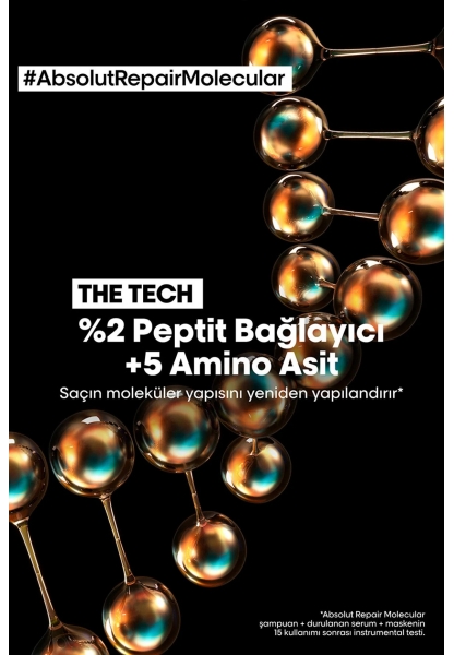 L'oreal Professionnel Serie Expert Absolut Repair Molecular Tüm Yıpranmış Saçlar Için Arındırıcı Şampuan.....